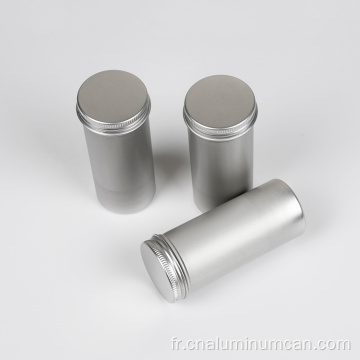 Les pots d&#39;aluminium peuvent la nourriture avec bouchon à vis